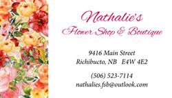 Nathalie's Flowers Shop & Boutique, Richibouctou-Village, NB opening hours