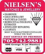 Nielsens Watches & Jewellery, Peterborough, ON opening hours
