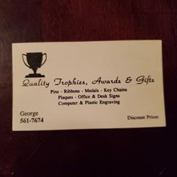 Quality Trophies Awards & Gifts in Hamilton, ON (Riverdale East) - Opening Hours