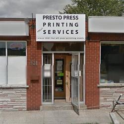 Presto Press Printing Services in Hamilton, ON (Raleigh) - Opening Hours
