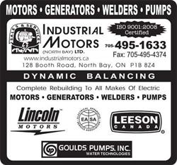 Industrial Motors (North Bay) Ltd, opening hours