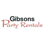 Gibsons Party Rentals, opening hours