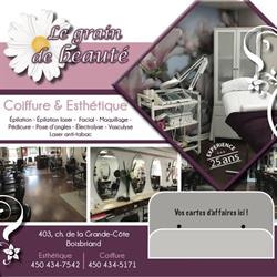 Grain de Beaute Coiffure - Salons de Coiffure, Boisbriand, QC opening hours