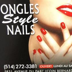 Ongles Style Nails in Montréal, QC (Mile End) - Opening Hours