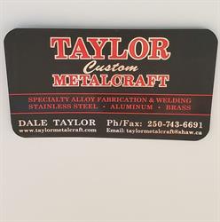 Taylor Custom Metalcraft Ltd., Cobble Hill, BC opening hours