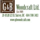 G & B Woodcraft Ltd, Surrey, BC opening hours