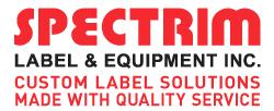 Spectrim Label & Equipment Inc, Burlington, ON opening hours