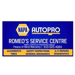 Romeo's Service Centre, Alexandria, ON opening hours