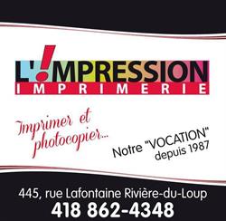Imprimerie l'Impression K R T B Inc, Rivière-du-Loup, QC opening hours