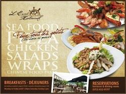 L'escale Restaurant, Hawkesbury, ON opening hours