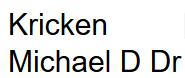 Kricken Michael D Dr Chiropractor in Calgary, AB (Dalhousie) - Opening Hours