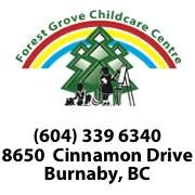 Forest Grove Childcare Center, Burnaby, BC opening hours
