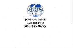 Universal Staffing - Moncton Employment Agency, opening hours