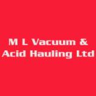 M L Vacuum & Acid Hauling Ltd, Drayton Valley, AB opening hours