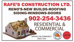 Rafes Construction Ltd, Parrsboro, NS opening hours