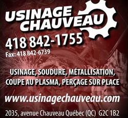 Usinage Chauveau, Québec, QC opening hours