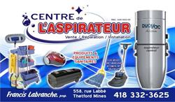 Centre De L'Aspirateur Thetford, opening hours