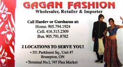 Gagan Fashion and Fabrics Inc, Brampton, ON opening hours