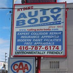 Ryding Auto Body Limited, York, ON opening hours