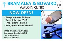 Bramalea & Bovaird Clinic, Brampton, ON opening hours
