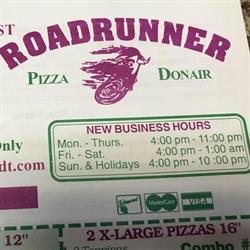 Roadrunner Pizza Donair in Edmonton, AB (Inglewood) - Opening Hours