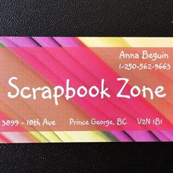 Scrapbook Zone, Prince George, BC opening hours