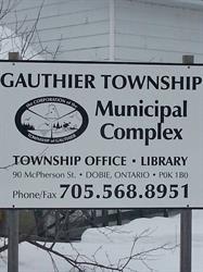 Township Of Gauthier, Dobie, ON opening hours