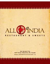 All India Restaurant & Sweets in Edmonton, AB (Southeast Edmonton) - Opening Hours