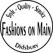 Fashions On Main, Didsbury, AB opening hours