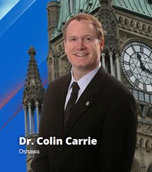 Colin Carrie MP, Oshawa, ON opening hours