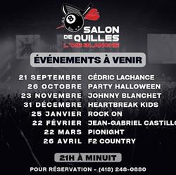 Salon de Quilles l Oie Blanche, Montmagny, QC opening hours