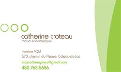 Massothérapie Catherine Croteau, Coteau-du-Lac, QC opening hours