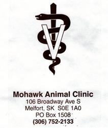 Mohawk Animal Clinic, Melfort, SK opening hours