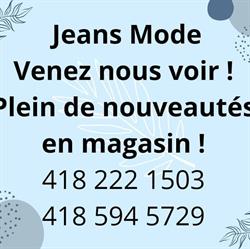 Jeans Mode, Saint-Prosper-de-Dorchester, QC opening hours
