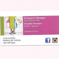 Pompeo S Shoppe, Bedford, QC opening hours