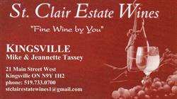 St Clair Estate Wines Kingsville, opening hours