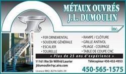 Métaux Ouvrés J L Dumoulin Inc, Mirabel, QC opening hours