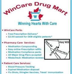 Wincare Drug Mart, Brantford, ON opening hours