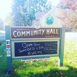 Gabriola Island Community Hall, opening hours