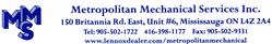 Metropolitan Mechanical Svc, Mississauga, ON opening hours