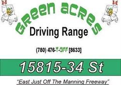 Green Acres Driving Range in Edmonton, AB (Gorman Industrial West) - Opening Hours