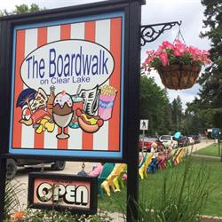 Boardwalk on Clear Lake The, Wasagaming, MB opening hours