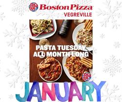 Boston Pizza, Vegreville, AB opening hours