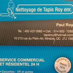 Nettoyage De Tapis Roy Enr in Mirabel, opening hours