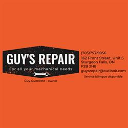 Guy's Repair, Sturgeon Falls, ON opening hours