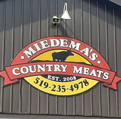 Miedema Country Meats in Exeter, opening hours