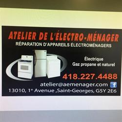Atelier de l'Electro-Ménager G B Inc, Saint-Georges, QC opening hours