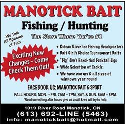 Manotick Bait and Sporting Spls, opening hours