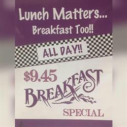 Lunch Matters Breakfast Too, Vernon, BC opening hours