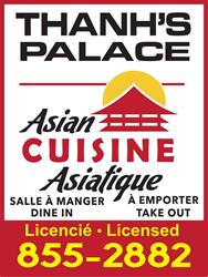 Thanh's Palace in Dieppe, opening hours